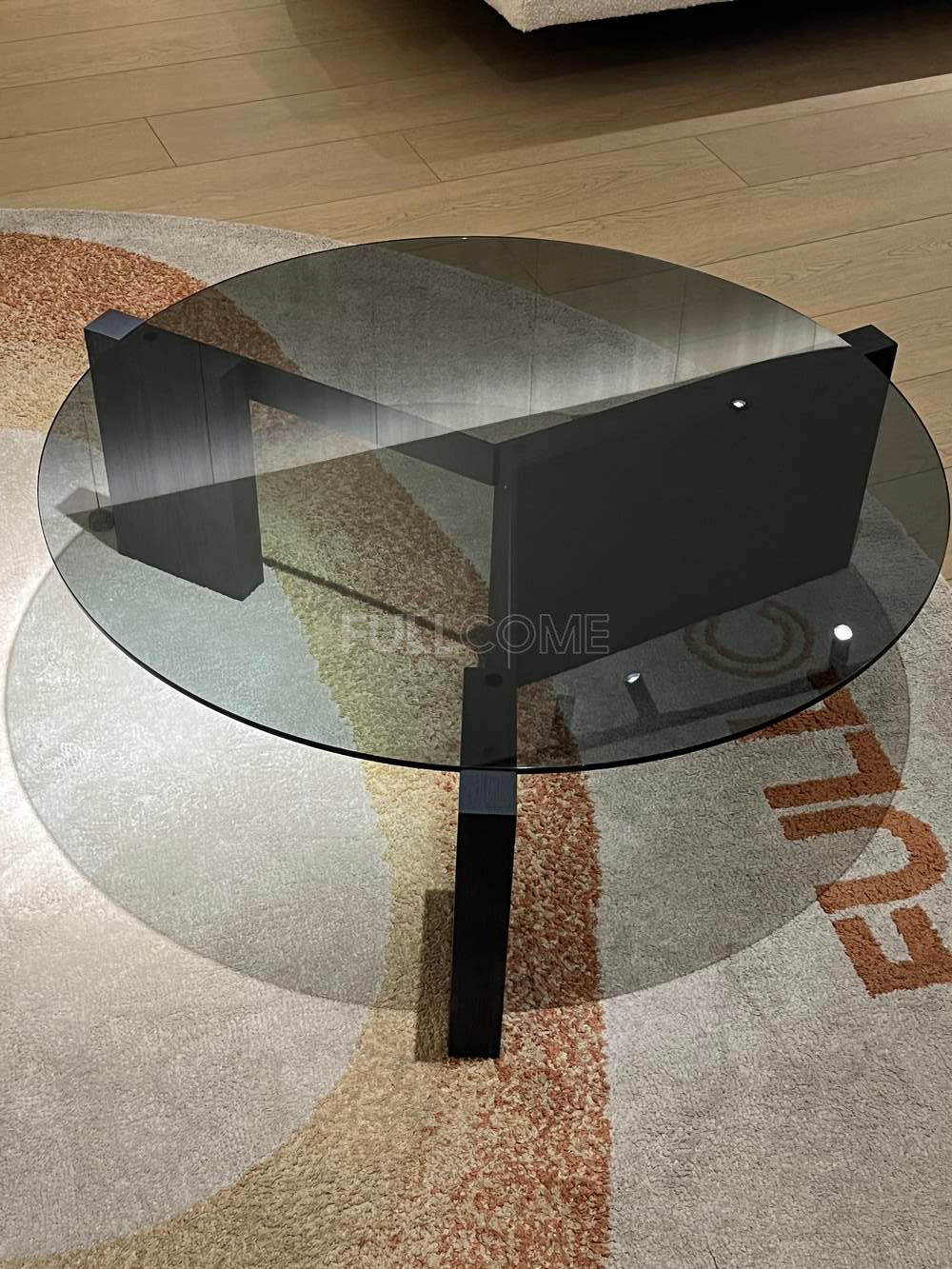 The Blade Cross Round Coffee Table