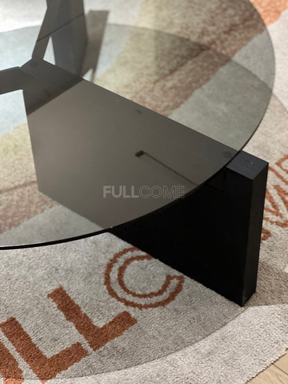 The Blade Cross Round Coffee Table