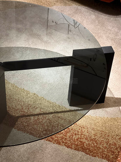 The Blade Cross Round Coffee Table