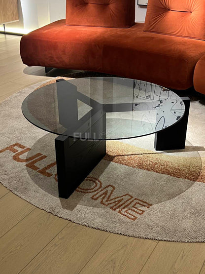 The Blade Cross Round Coffee Table