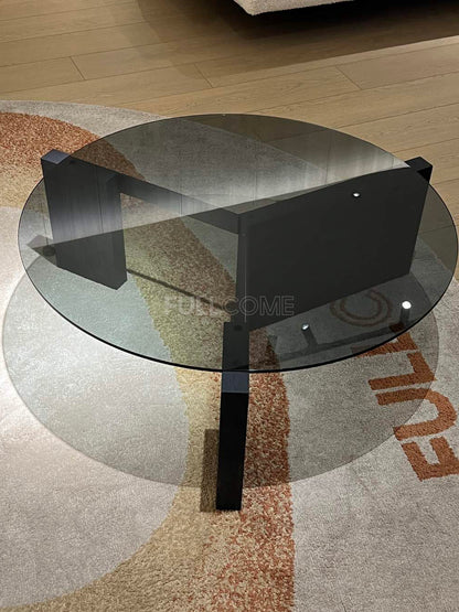 The Blade Cross Round Coffee Table