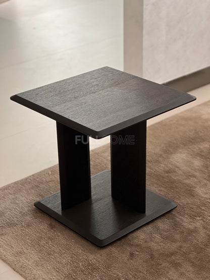 The Twin Blade Square Side Table