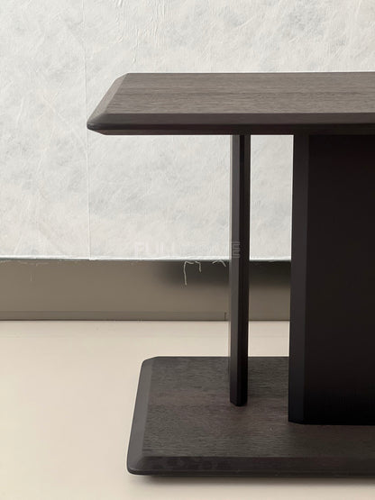 The Twin Blade Square Side Table
