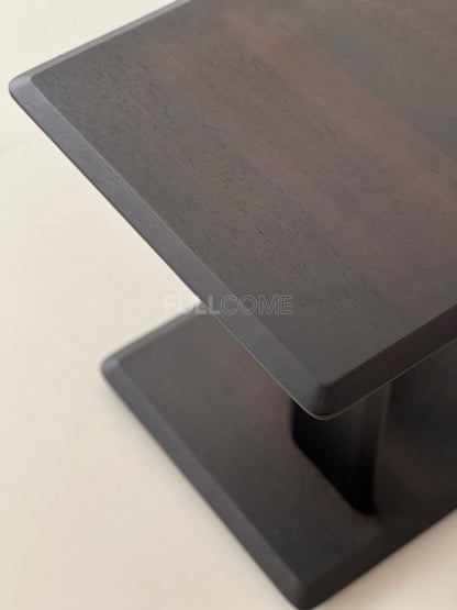 The Twin Blade Square Side Table
