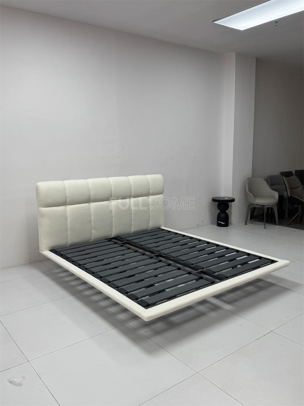 The Grid Tufted Plush Bed