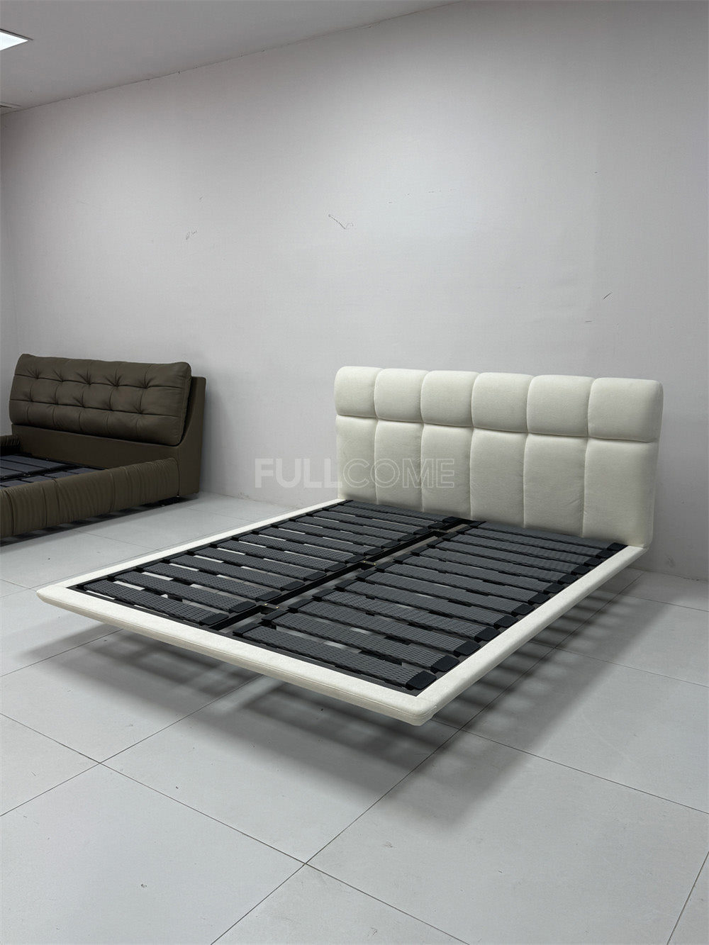 The Grid Tufted Plush Bed