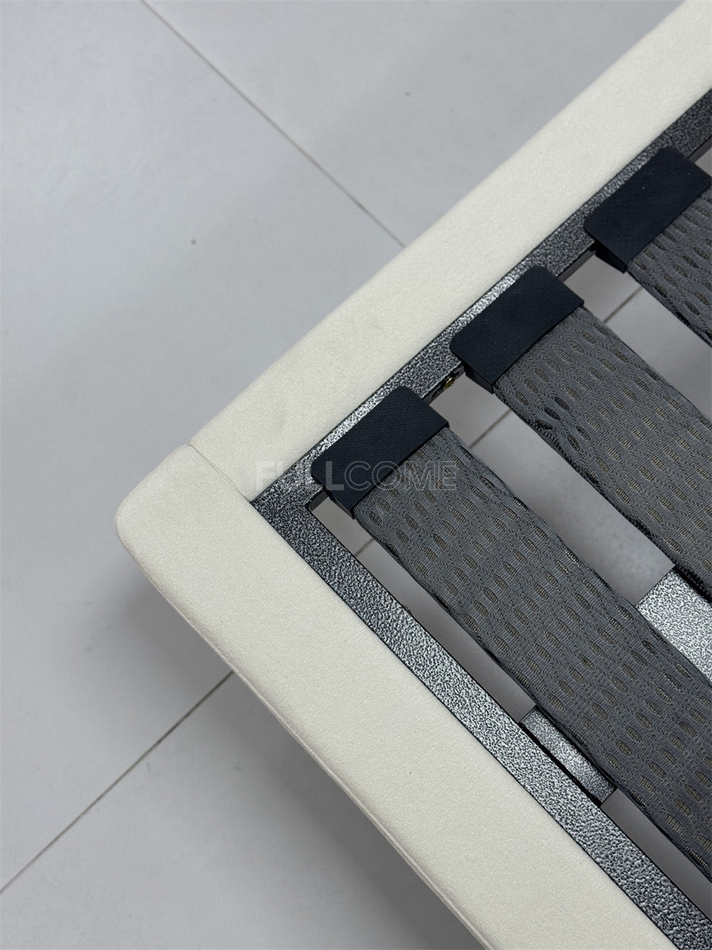 The Grid Tufted Plush Bed