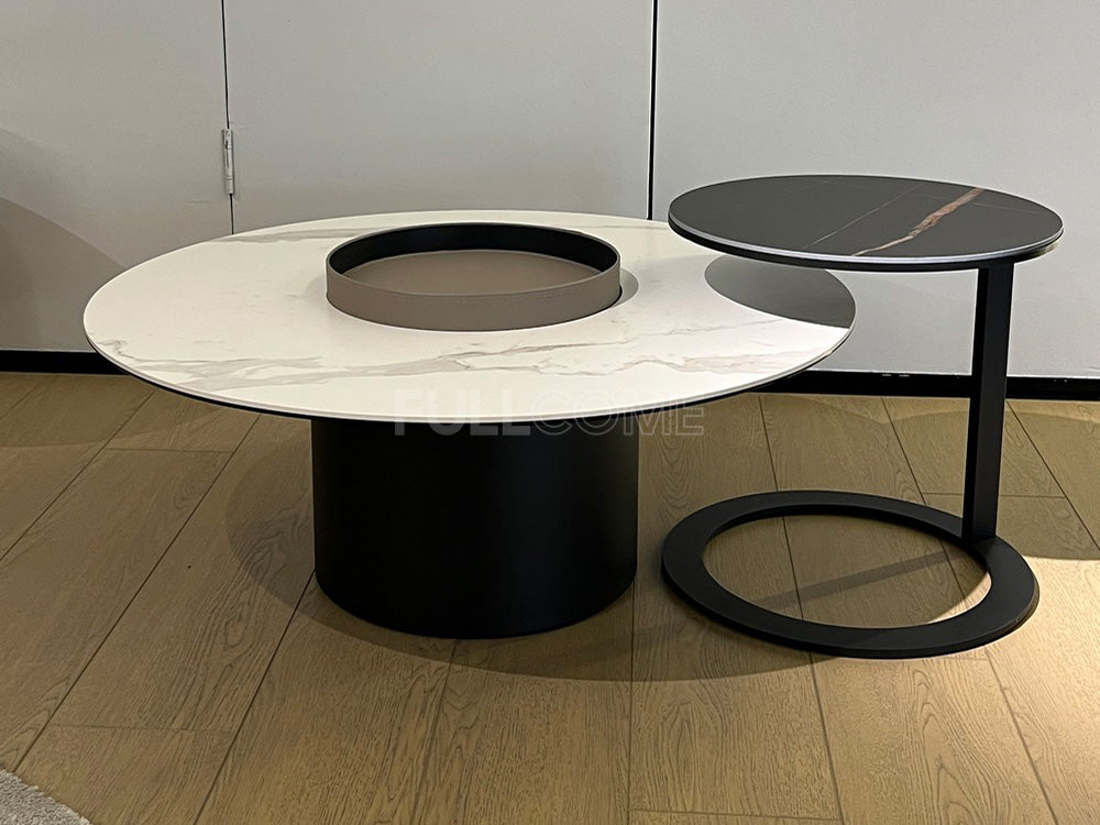 The Sunken-Well Round Coffee Table