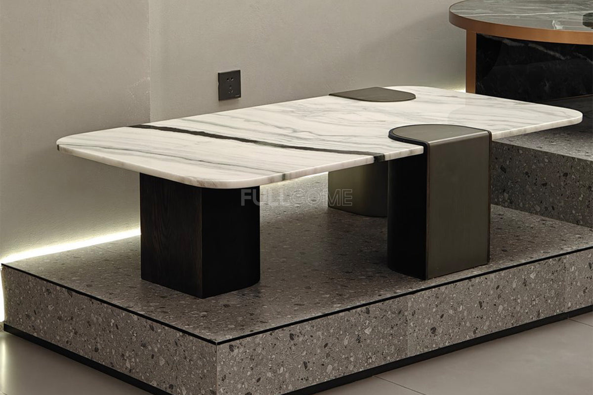The Twin Pedestal Coffee Table