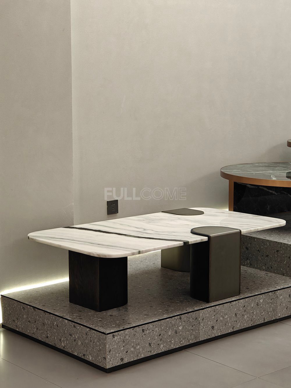The Twin Pedestal Coffee Table