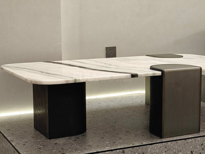 The Twin Pedestal Coffee Table