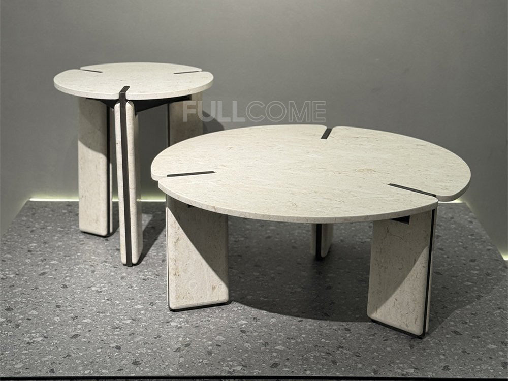 The Quadrant Stone Coffee Table