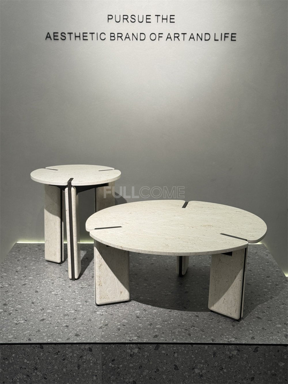 The Quadrant Stone Coffee Table
