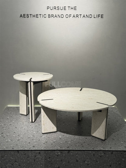 The Quadrant Stone Coffee Table