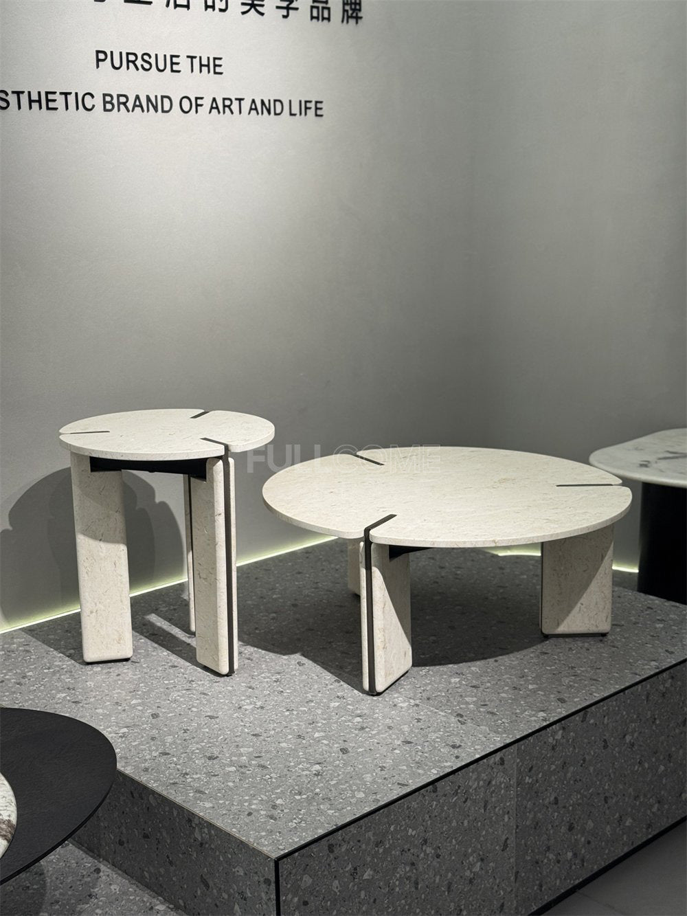 The Quadrant Stone Coffee Table