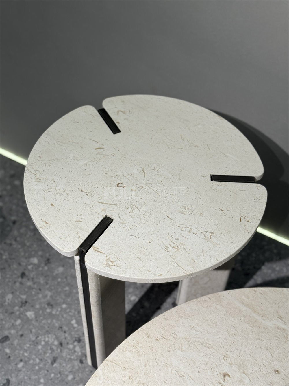 The Quadrant Stone Coffee Table