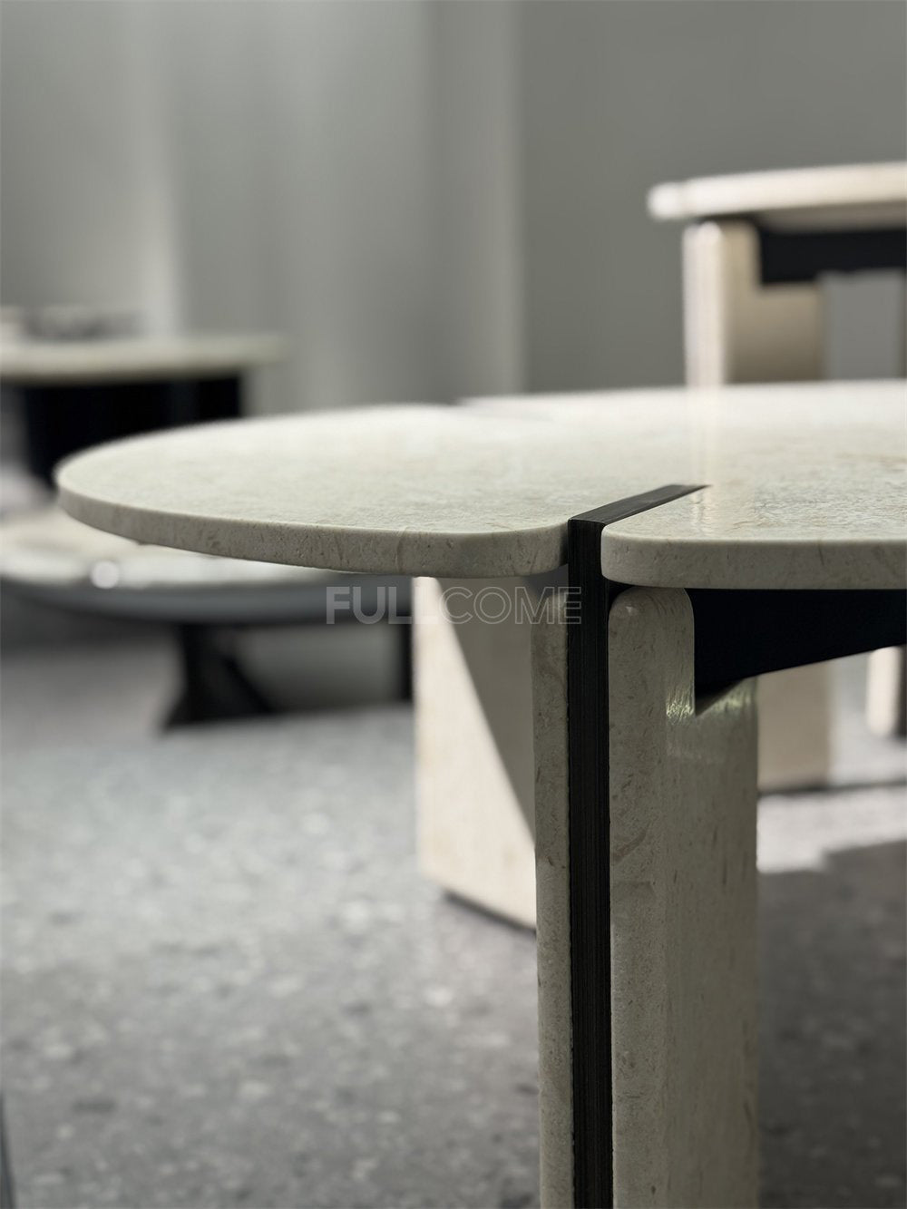 The Quadrant Stone Coffee Table