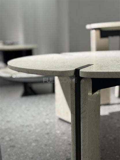 The Quadrant Stone Coffee Table