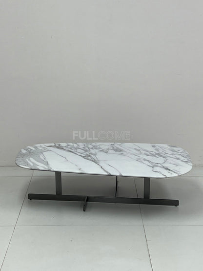 The Trio Stone and Timber Nesting Coffee Tables