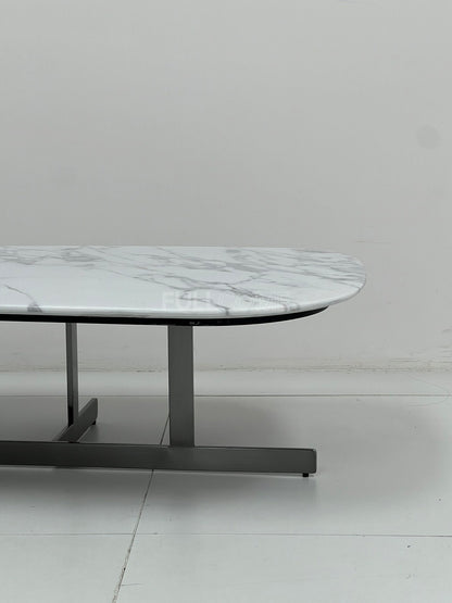The Trio Stone and Timber Nesting Coffee Tables