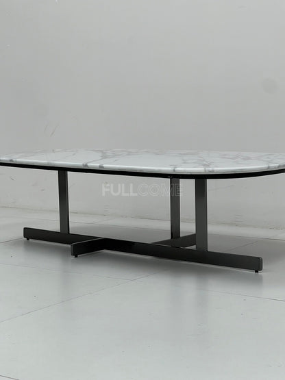 The Trio Stone and Timber Nesting Coffee Tables