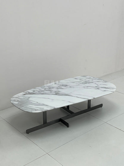 The Trio Stone and Timber Nesting Coffee Tables