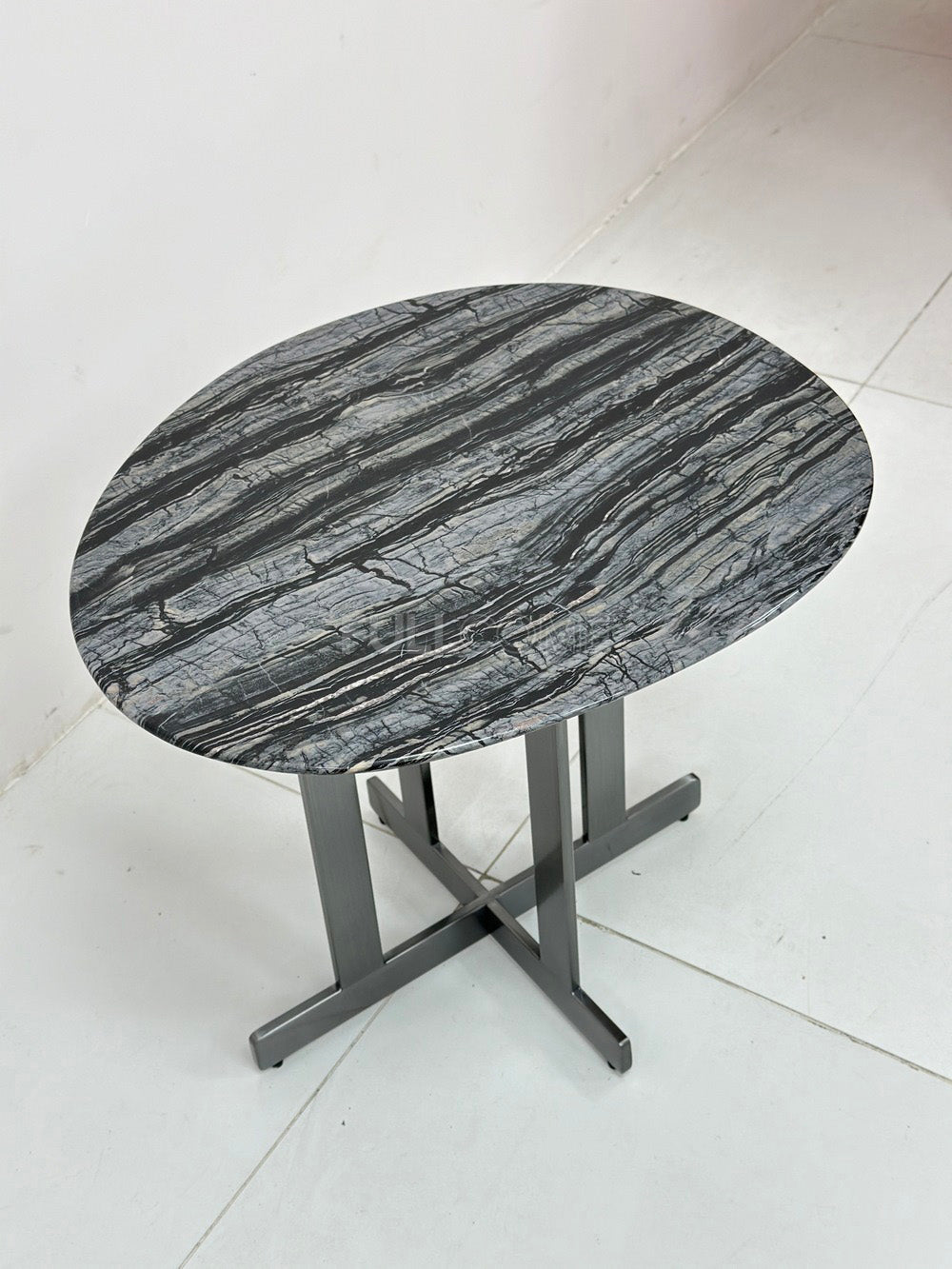 The Trio Stone and Timber Nesting Coffee Tables