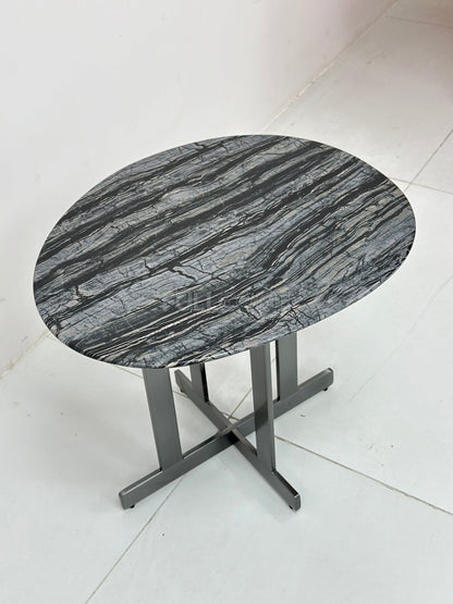 The Trio Stone and Timber Nesting Coffee Tables