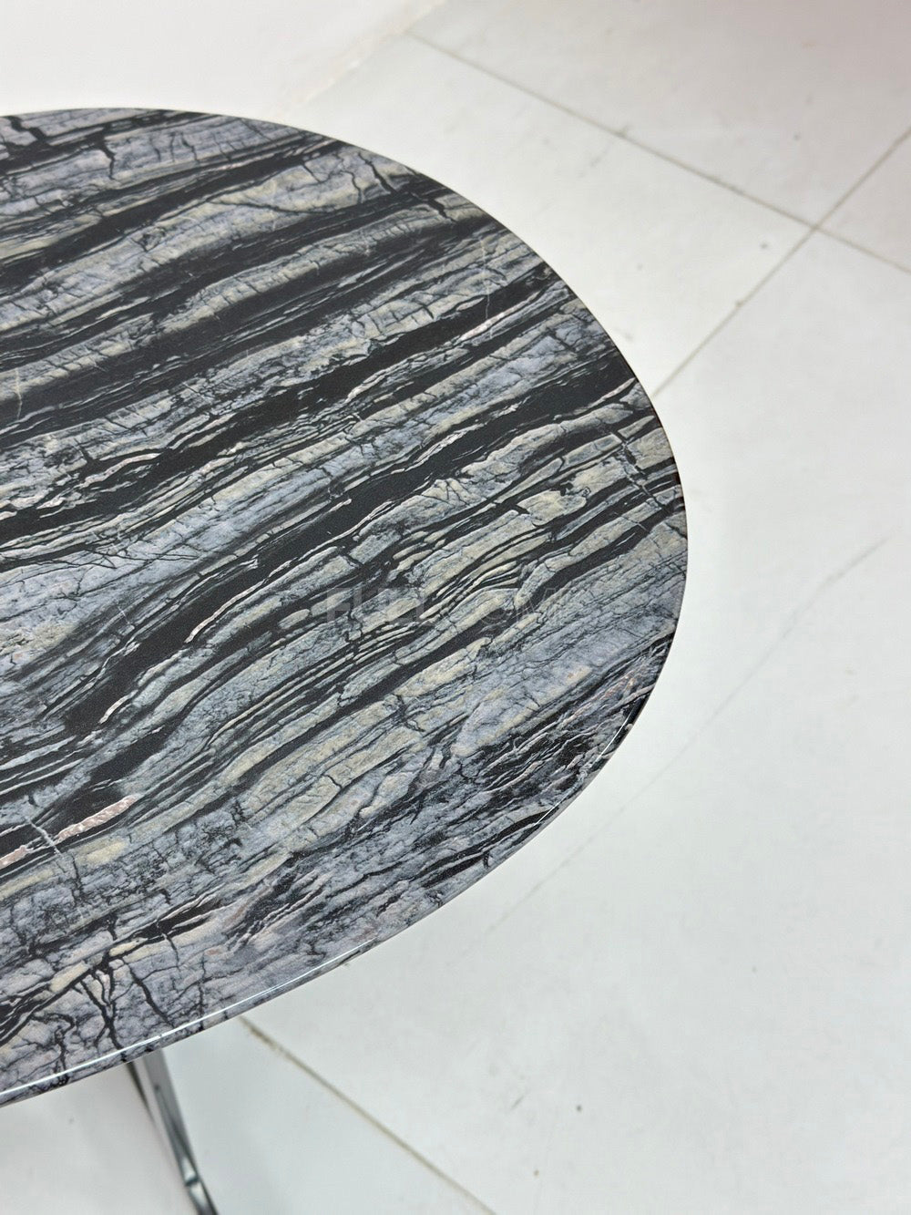 The Trio Stone and Timber Nesting Coffee Tables