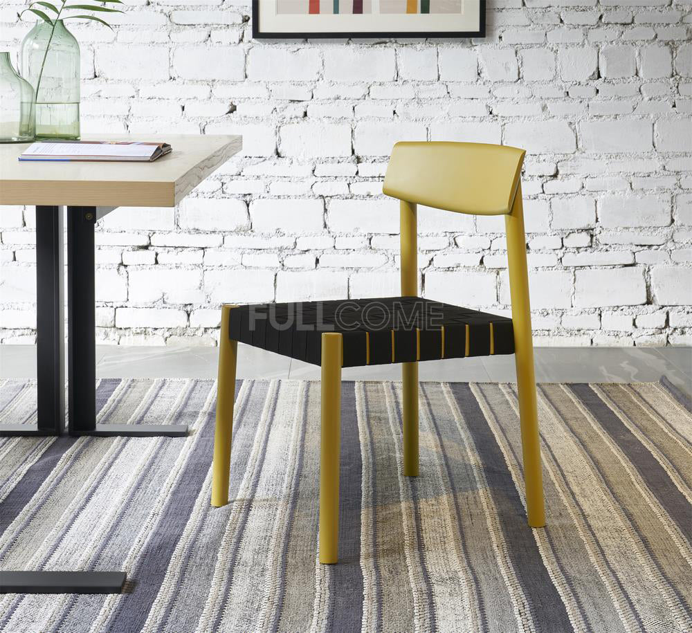 The Strap Weave Dining Chair