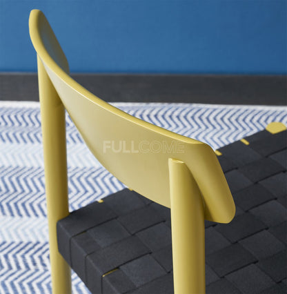 The Strap Weave Dining Chair