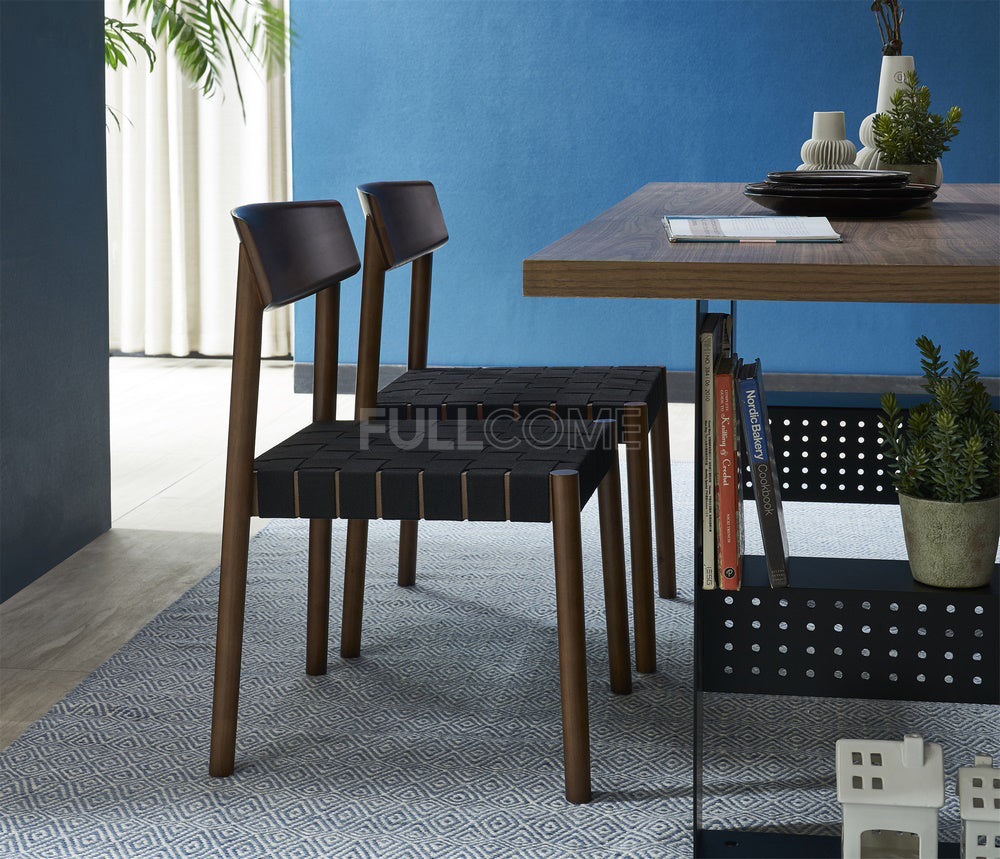 The Strap Weave Dining Chair