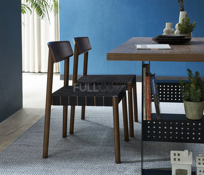 The Strap Weave Dining Chair