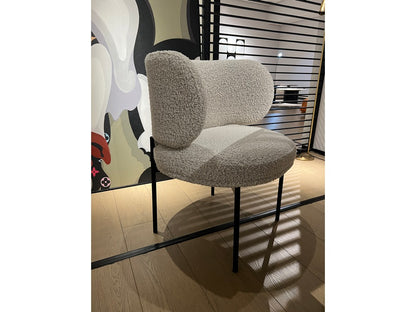 The Boucle Collar Dining Chair