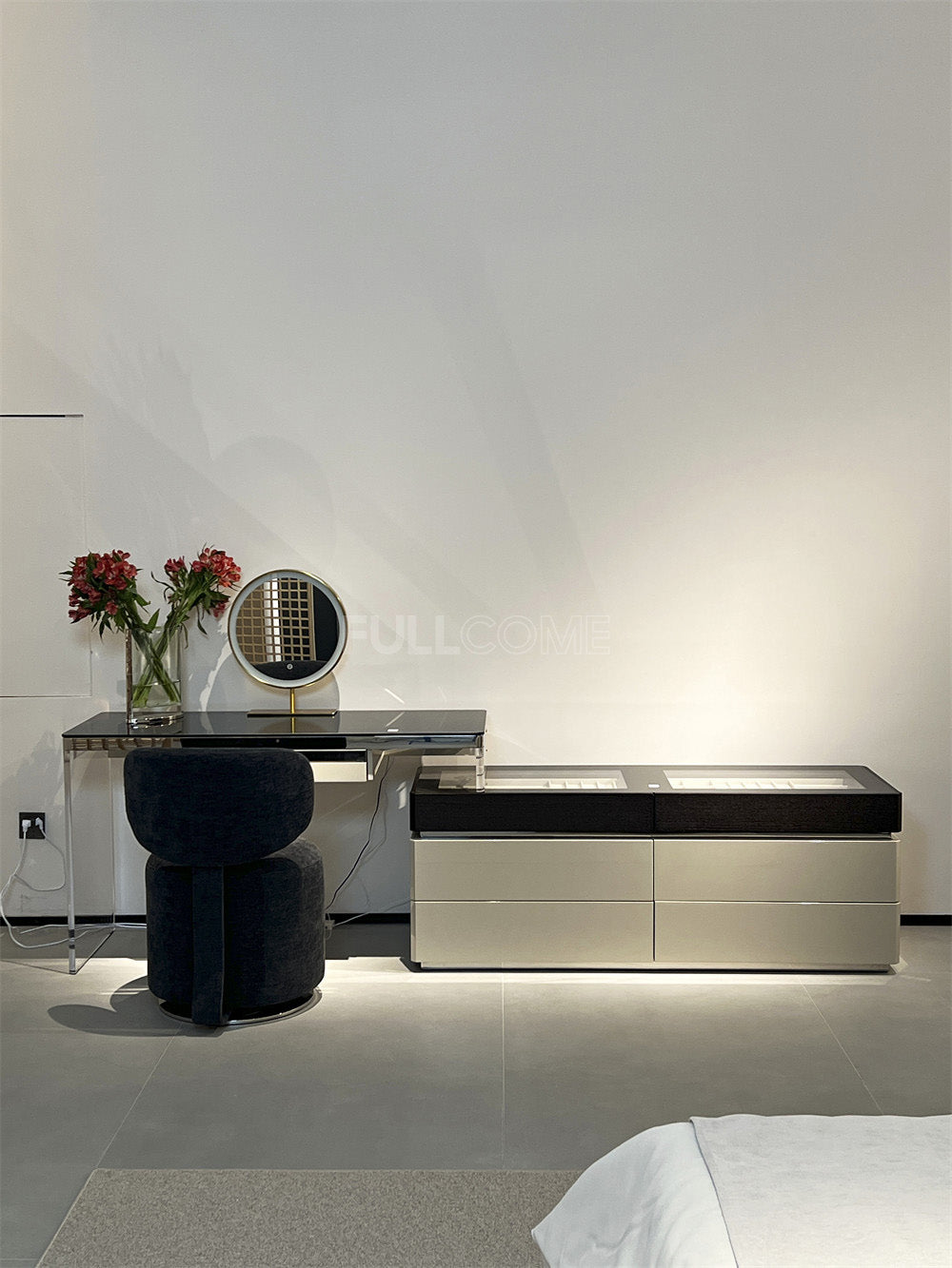 The Glass-Top Vanity