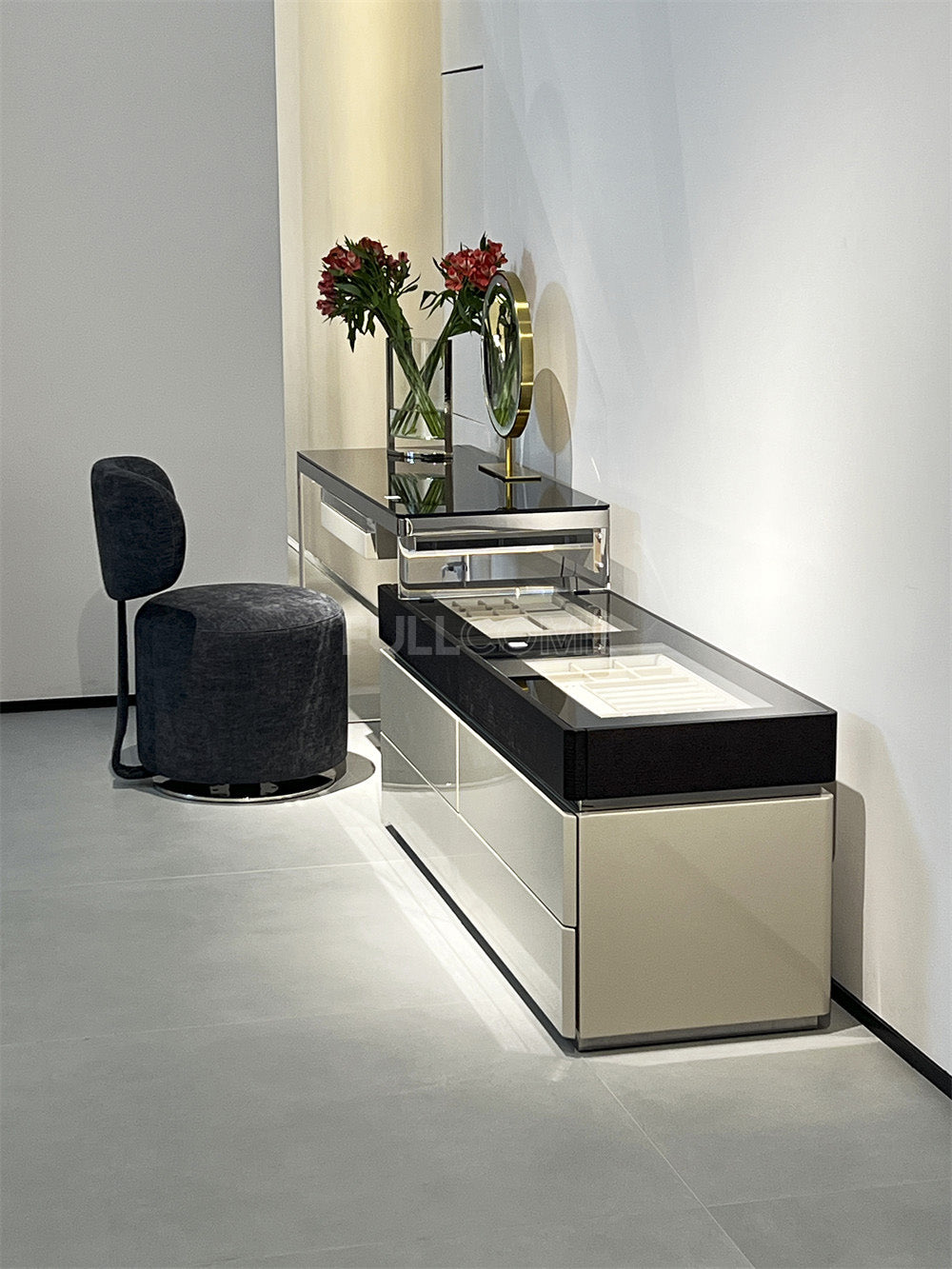 The Glass-Top Vanity