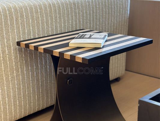 The Striped Marquetry Side Table