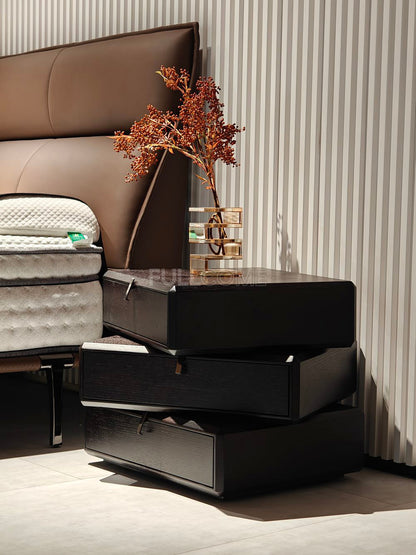 The Staggered Stack Nightstand