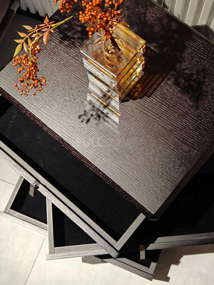 The Staggered Stack Nightstand
