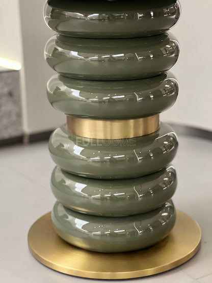 The Stacked-Ring Round Side Tables