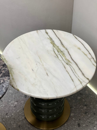 The Stacked-Ring Round Side Tables
