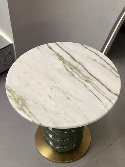 The Stacked-Ring Round Side Tables
