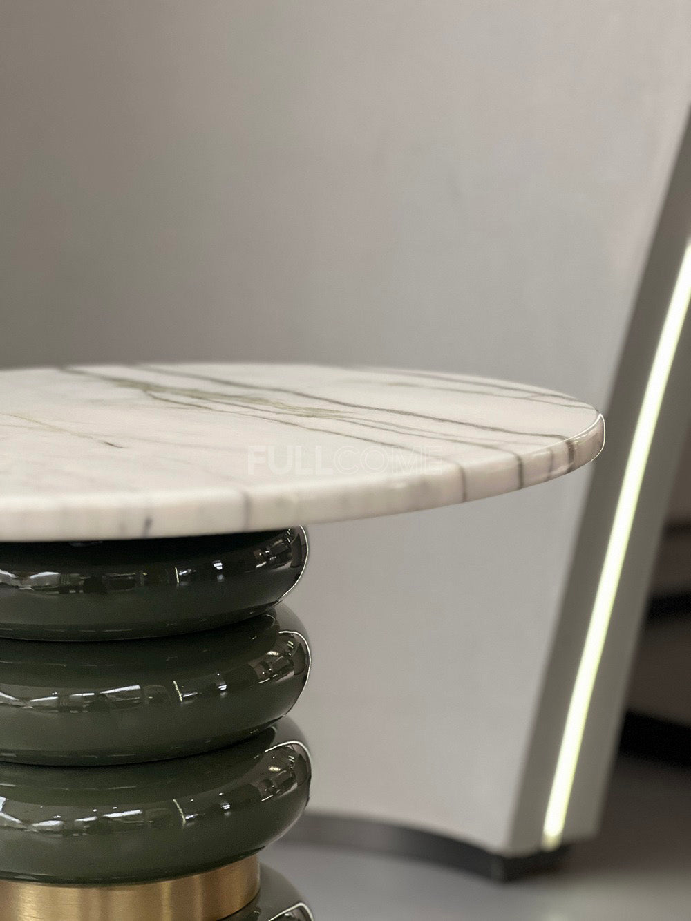 The Stacked-Ring Round Side Tables