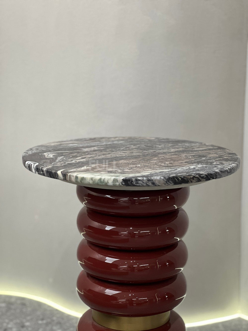 The Stacked-Ring Round Side Tables