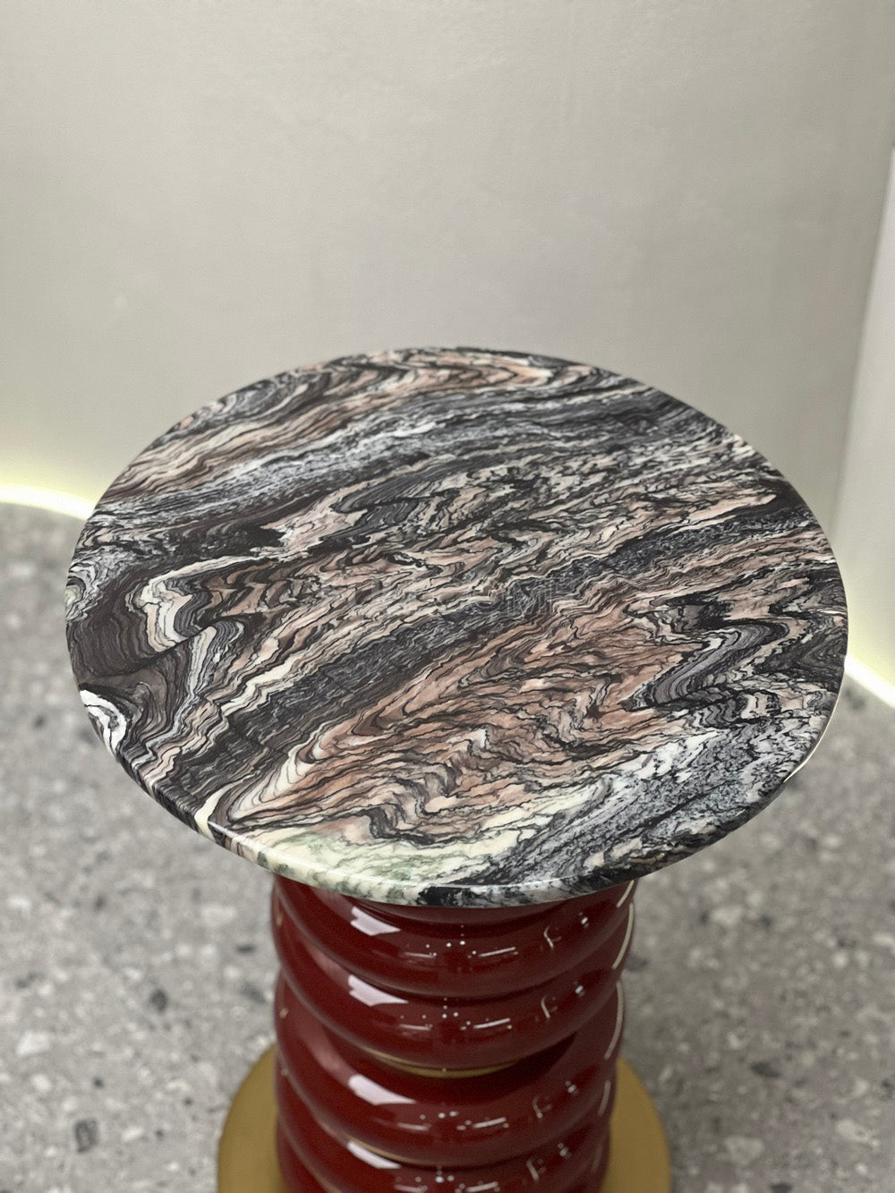 The Stacked-Ring Round Side Tables