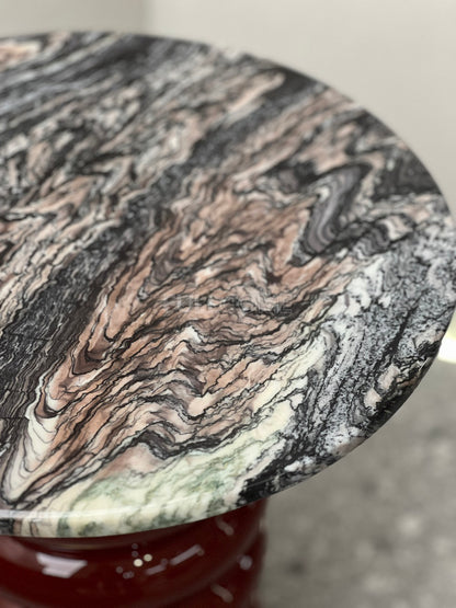 The Stacked-Ring Round Side Tables