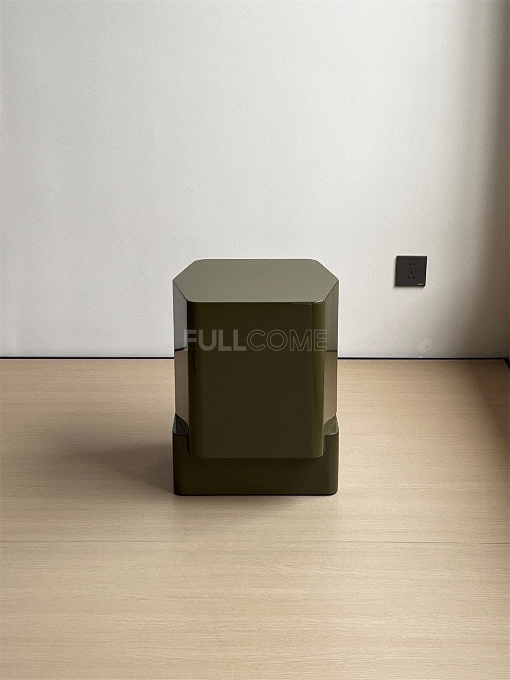 The Glossy Block Side Table
