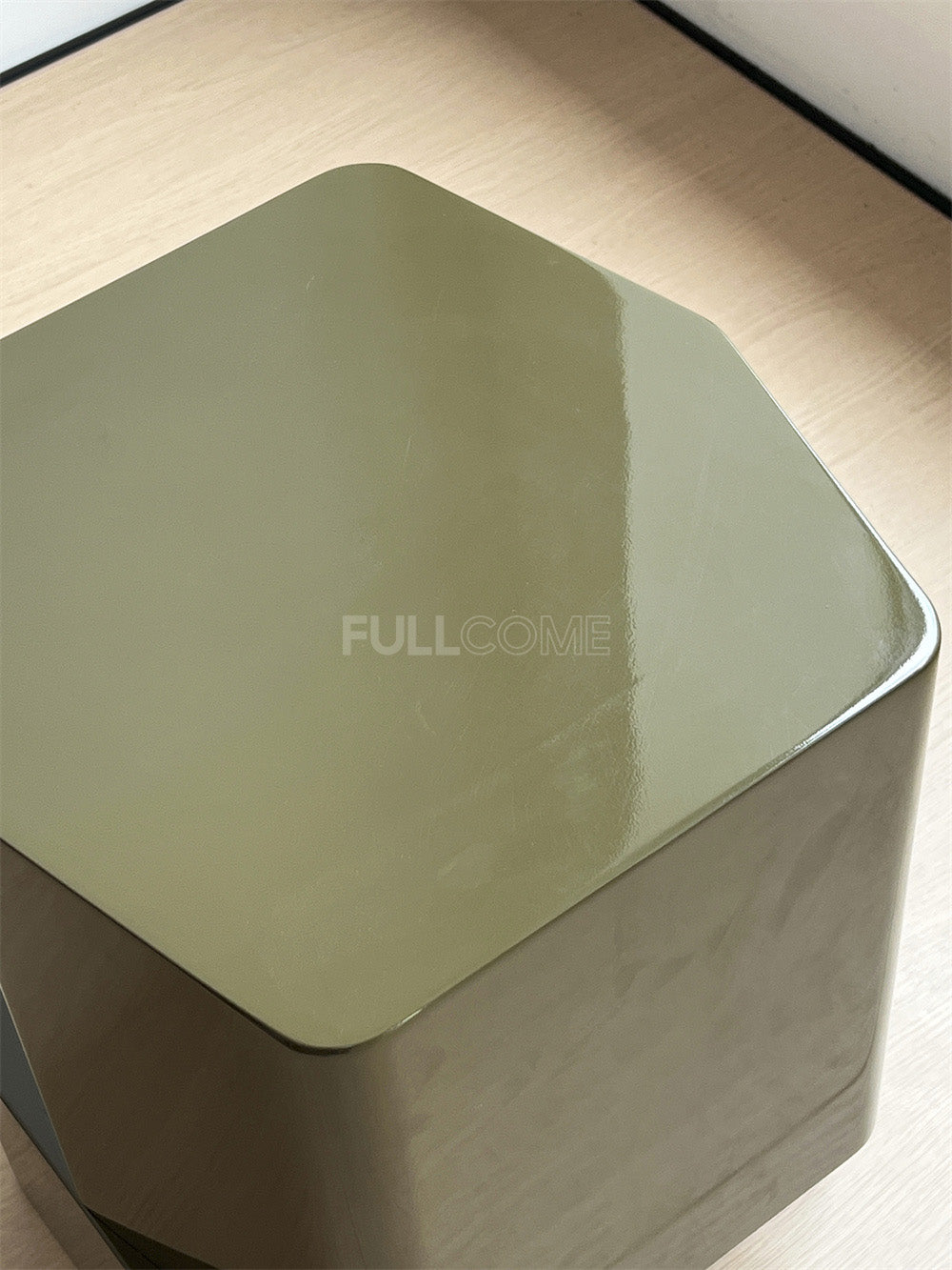 The Glossy Block Side Table