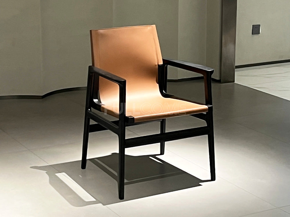 The Tan Sling Lounge Chair