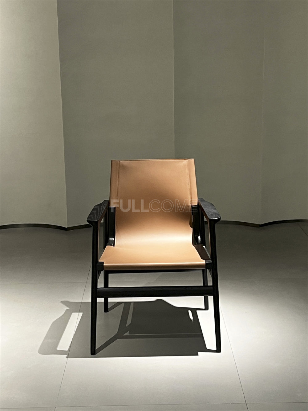 The Tan Sling Lounge Chair